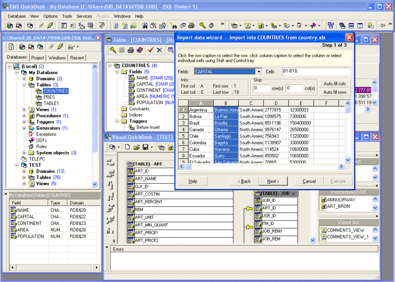 EMS QuickDesk Screenshot
